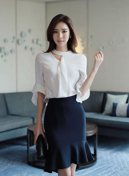 váy đồng phục công sở