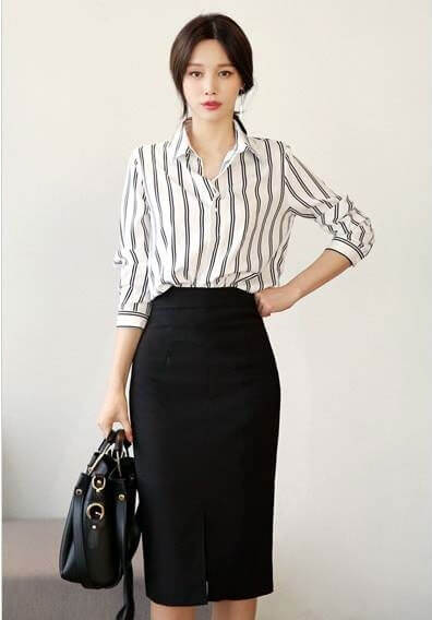 sơ mi đồng phục nữ