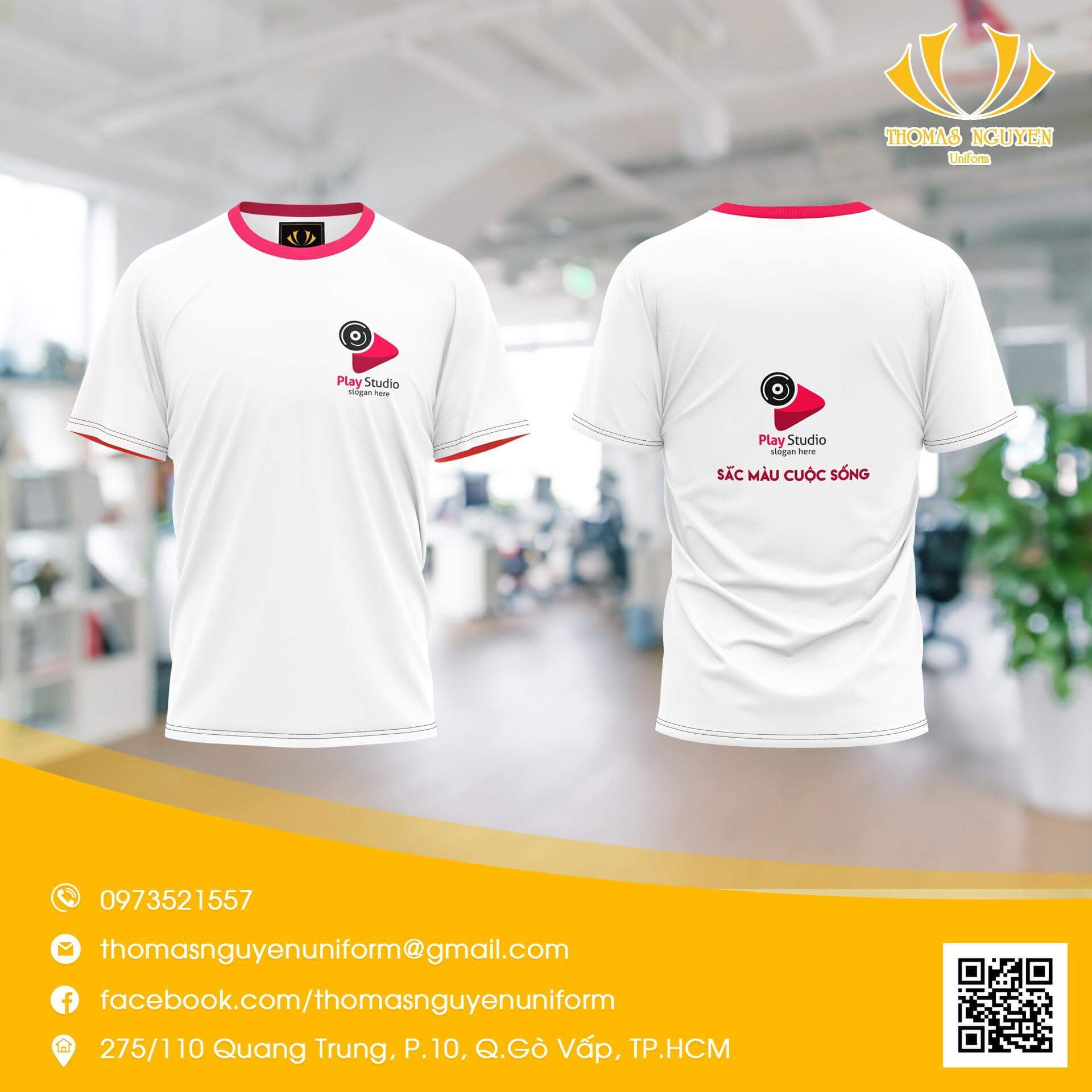 Áo thun đồng phuc, may đồng phục