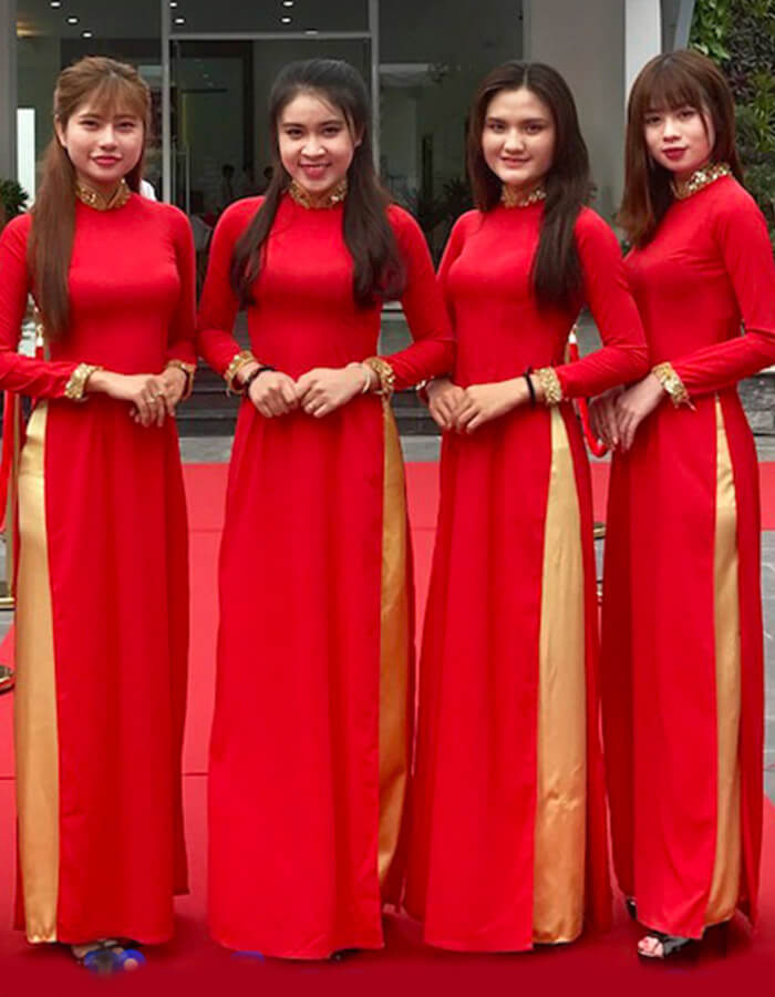 08 mẫu đồng phục lễ tân