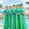 mẫu đồng phục lễ tân