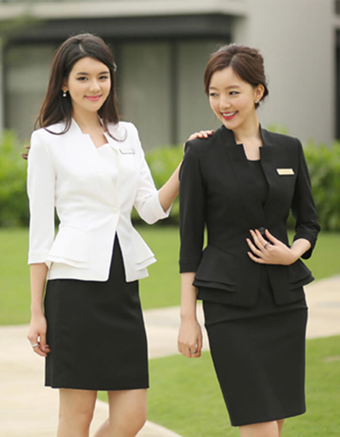 24 mẫu đồng phục lễ tân