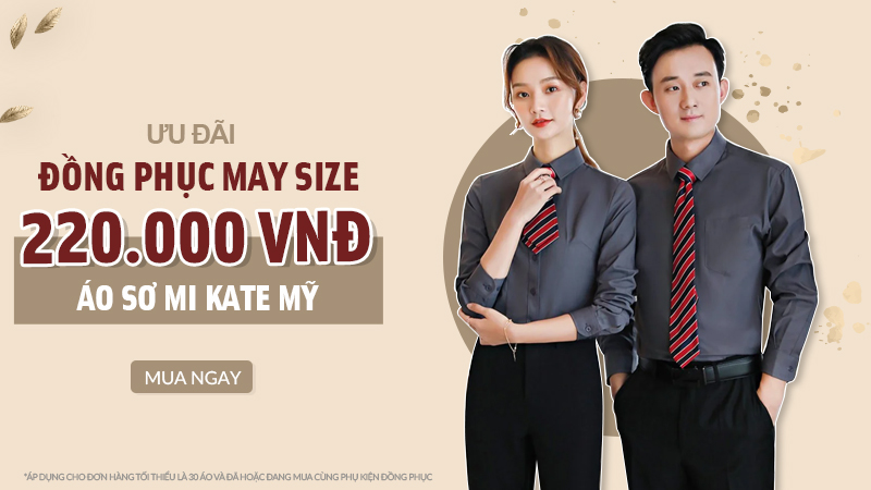 Chương trình ưu đãi đồng phục may size nhằm trợ giá mùa dịch dành cho các khách hàng thân thiết và khách hàng mới của Thomas Nguyen.