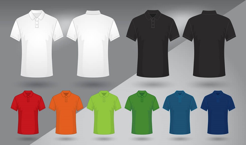 Áo thun polo đồng phục có nhiều màu sắc