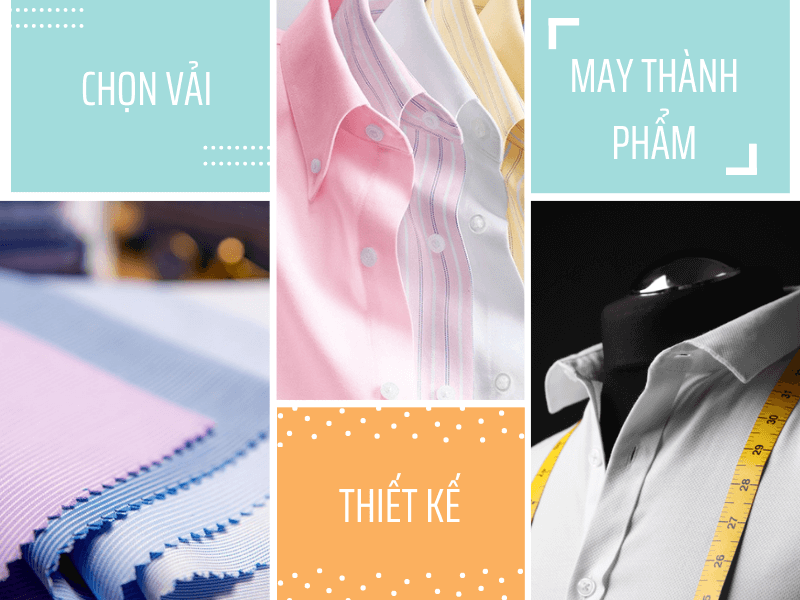 Dịch vụ trọn gói may sơ mi đồng phục nữ Dịch vụ trọn gói may sơ mi đồng phục nữ