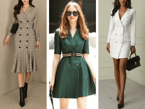 Váy được thiết kế theo phong cách vest trông rất quý phái Váy được thiết kế theo phong cách vest trông rất quý phái